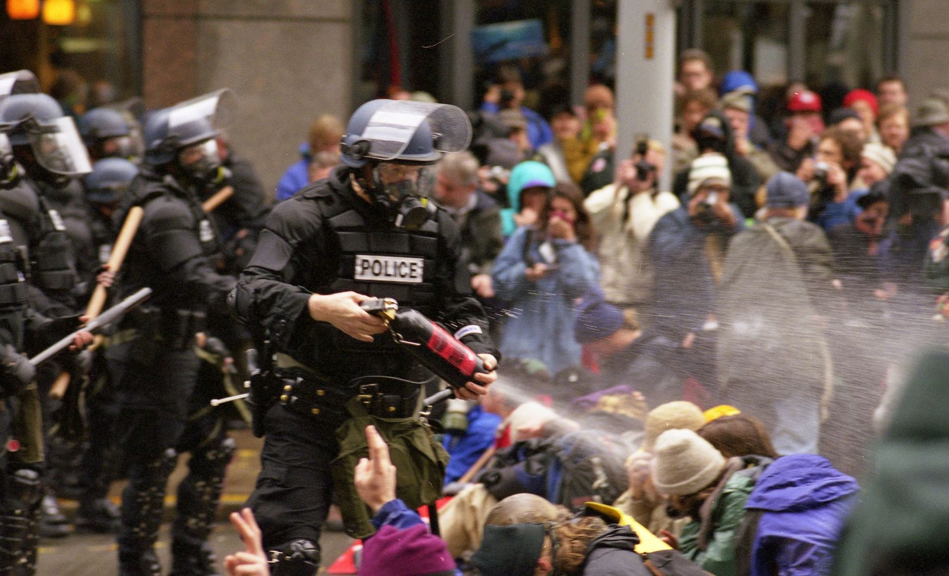 WTO protests in Seattle November 30, 1999