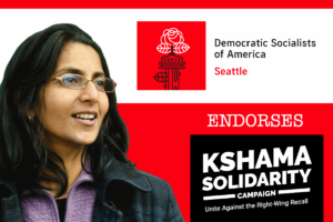 SDSA endorses Kshama Solidarity!
